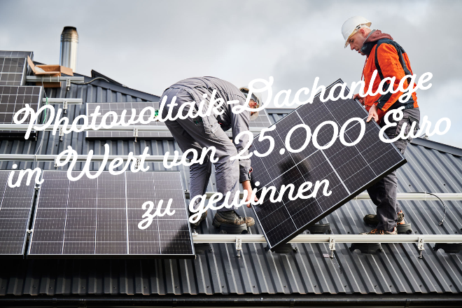 SOLAR ENERGY GmbH - Photovoltaik-Dachanlage Gewinnspiel